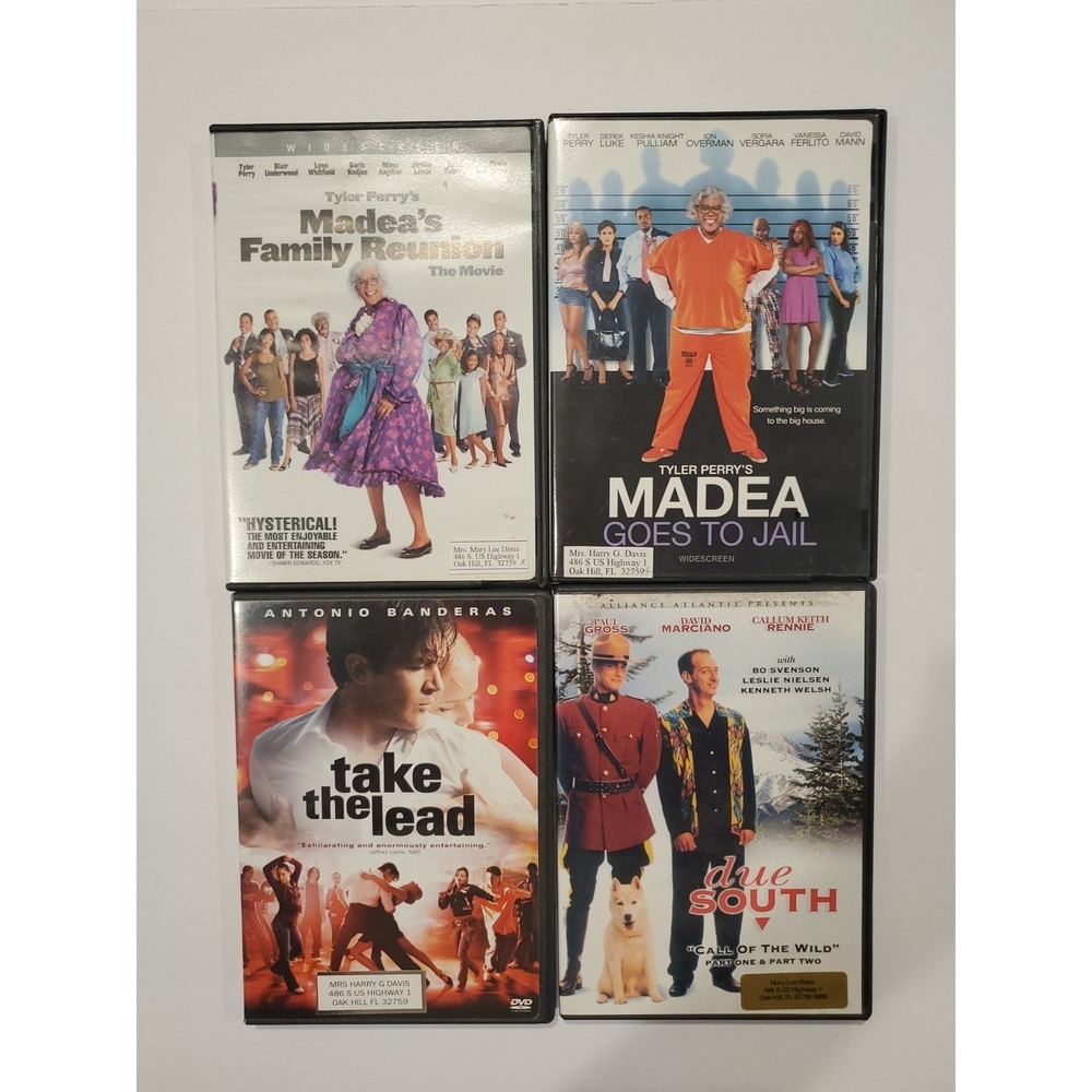 Comedy DVD Lot (4) Madea Goes to Jail Family Reunion Take the Lead